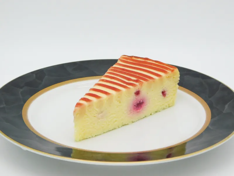White Chocolate Raspberry (GF) — slice