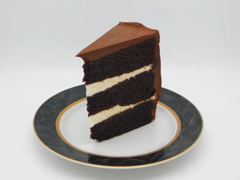 Mile High Cake — slice
