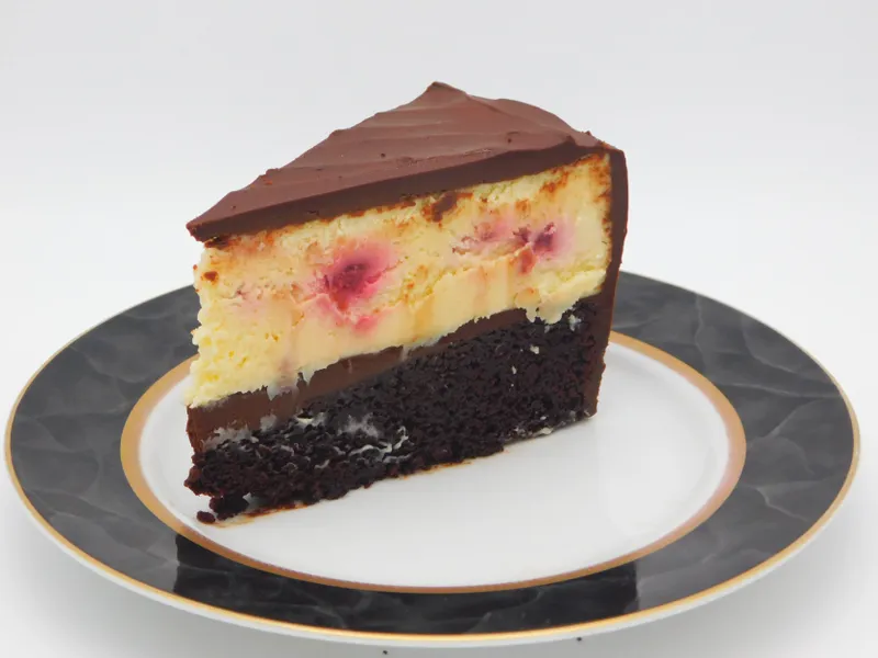 Raspberry Soiree — slice
