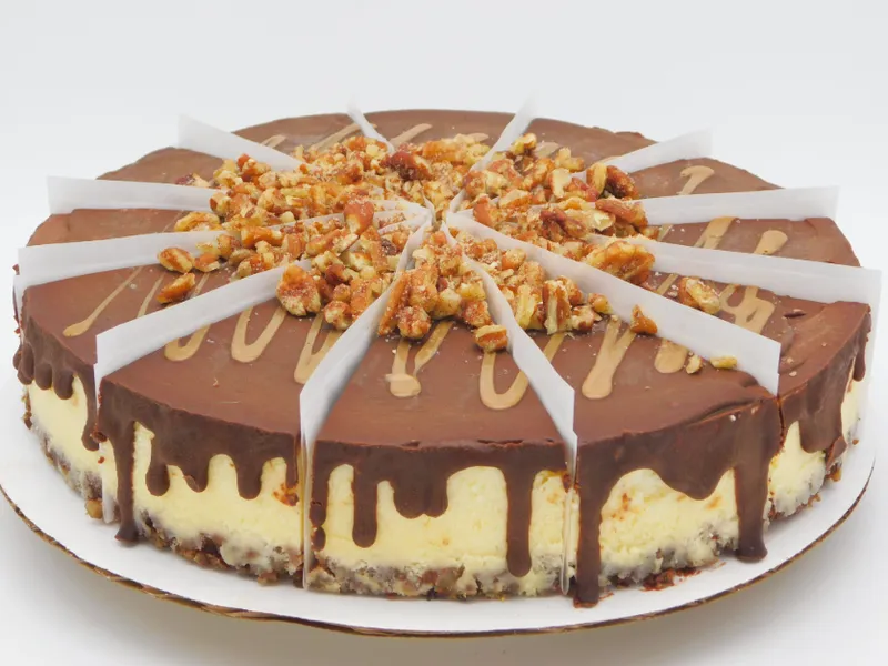 Turtle with Nut Crust (GF) — 9 inch cake